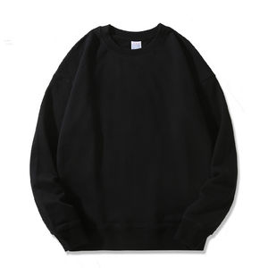 Vente en gros de sweatshirt à col ras du cou avec broderie de logo personnalisé pour hommes 100% coton mélangé 420Gsm - Product Image 2