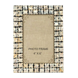 Cadre photo de luxe fait à la main en nacre incrusté de nacre Table décorative personnalisée pour la décoration intérieure fabriquée en Inde - Product Image 5
