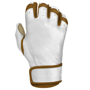 Guantes de bateo de béisbol profesionales Cierre de gancho y bucle de cuero personalizado Durable y transpirable Hecho en Pakistán - Product Image 4