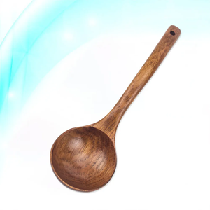 Wood <b>Soup</b> Spoon Tools Tableware Large Design Wood Long Handle Mini <b>Soup</b> Spoon for at Best Price - Product Image 4