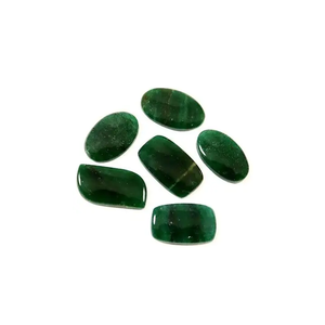 Piedra Natural de alta calidad, cristal de Aventurina verde oscuro, forma de mezcla, cabujón de piedras preciosas sueltas, piedras preciosas de cristal, cabujón de todas las formas - Product Image 6
