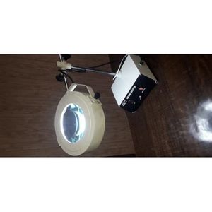 Brass and Acrylic Bench Magnifier <b>Optically</b> Effective Glasses Type for Wood Repairing - Product Image 3