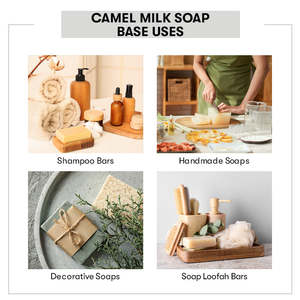 Handmade Camel Milk Soap Bar Solid Antiseptic Whitening <b>Bath</b>/Toilet Soap Freshness Fragrance <b>Portable</b> Nature-Inspired - Product Image 4