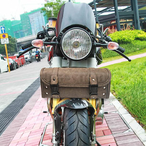 Custom Heavy-duty Motorcycle Bike-<b>Kit</b> <b>Roll</b>-Up Leather Tool Bags For Sale - Product Image 6