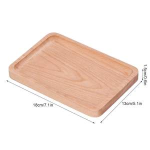 Assiette de service ronde en bois d'acacia moderne, luxueuse et écologique, durable, personnalisable avec gravure laser, pour les fêtes - Product Image 2