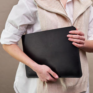 Bolsa de almacenamiento de viaje portátil duradera resistente al agua personalizada funda de portátil ligera moderna de cuero genuino de lujo de 2017 - Product Image 3