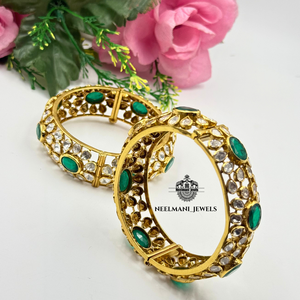 Polki Moissanite <b>Bracelet</b> and Bangle Elegant and Luxurious Jewelry Accessory - Product Image 2