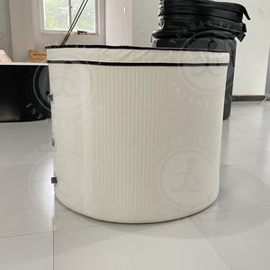 Spa <span class=keywords><strong>gonflable</strong></span> portable de conception moderne pour l'extérieur, 120 jets apaisants pour <span class=keywords><strong>jacuzzi</strong></span>, capacité pour 2 personnes avec fonction de massage et couverture - Product Image 5