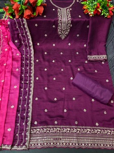 Ensemble Salwar Kameez en coton traditionnel indien et pakistanais pour femmes Designer Ethnique Casual Wear pour Global Handmade Cotton Suit - Product Image 4