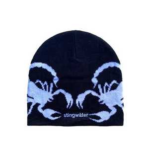 Bonnet tricoté en laine d'hiver avec Logo personnalisé, unisexe, à la mode, 100% - Product Image 2