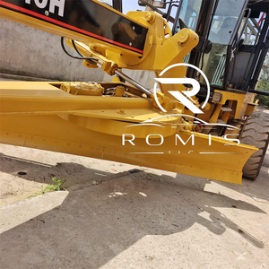 รถเกรดเดอร์ Caterpillar 140H สีเหลือง อุปกรณ์ก่อสร้างสำหรับงานหนัก - Product Image 2
