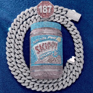 เครื่องประดับ vidhi จี้การ์ตูน3D VVS mossanite จี้เงิน925ตัวอักษรชื่อฮิปฮอปที่กำหนดเองจี้ - Product Image 2