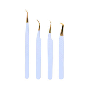 Pinzas de extensión de pestañas no magnéticas de acero inoxidable de último diseño Pinzas de pestañas de alta calidad - Product Image 1