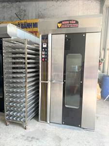 Four rotatif à 16 plateaux, état neuf, avec garantie d'un an, produit de boulangerie chaud 2025, moteur électrique de qualité vietnamienne 380V pour les farines - Product Image 6