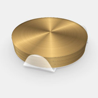 Sous-verres en laiton nickel bicolores uniques en gros, nouvelle collection d'Inde pour une utilisation au bureau hôtel-restaurant emballée dans des cartons