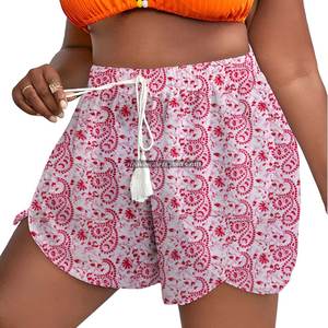 Pijamas 100% algodón orgánico para mujer, ropa de dormir de verano estilo baby doll para niñas, shorts con cordón ajustable hechos a mano. - Product Image 3