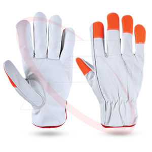 ถุงมือนิรภัยสำหรับขับรถแบบไม่มีซับในทำจากหนังวัวที่มีการป้องกันสูงถุงมืออุตสาหกรรมสำหรับทำสวน - Product Image 1