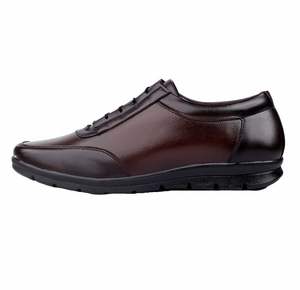 Mocasines informales de negocios para hombre, diseño moderno de cuero, cierre con cordones para vestir inteligente, zapatos formales planos ligeros para todas las estaciones - Product Image 2