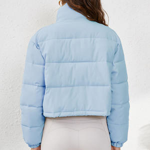 Manteau matelassé de qualité supérieure à la mode d'hiver duvet veste chaude à fermeture éclair sport personnalisée duvet veste à bulles pour femmes - Product Image 3