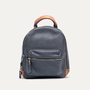 Sac à dos en cuir marron cognac, sac pour ordinateur portable 15 pouces, unisexe, sac de voyage d'affaires, sac à dos de jour, fermeture éclair, résistant à l'eau, écologique, grand format - Product Image 2