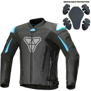 Customizable Men's Jacket Motorbike Leather Jacket Top Quality with Armors Riding Racing Motorcycle - Product Image 1