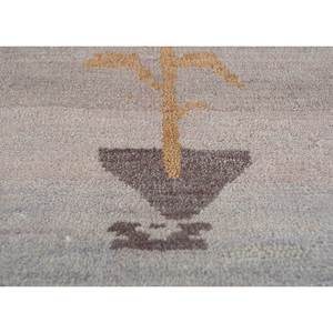Freedom Manchaha Ivory Large Area Wool & <b>Silk</b> Hand Knotted Rugs Geometric Pattern 10mm Thickness for Home & Hallway-Lub-47 - Product Image 3