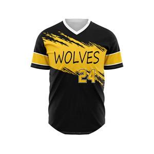 Camisetas y uniformes de béisbol transpirables personalizados al por mayor camisetas deportivas sublimadas de punto impresas con diseño transpirable - Product Image 1