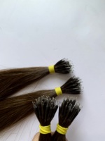 Vente en gros de luxe double tirage Nano Ring Extensions de cheveux 100% cheveux humains vierges cuticules alignées Nano Ring Extensions Genius Weft
