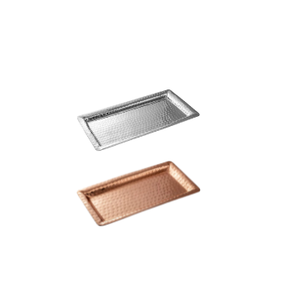 Plateau en cuivre pur le plus vendu produit indien de forme rectangulaire de taille multiple plateau en cuivre de bonne qualité Offre Spéciale produit fait main - Product Image 2