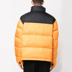 2025 hommes léger matelassé doudoune hiver chaud bulle manteau avec capuche à manches longues couleur bloc rembourré veste pour hommes - Product Image 3