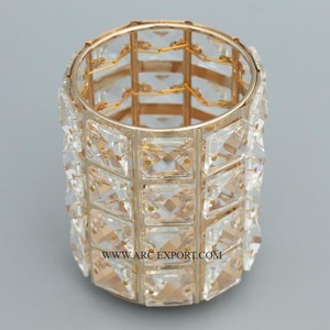 Portavelas votivo de metal y cristal para interior y exterior, calidad de lujo, votivos de boda de metal y cristal de gran tamaño - Product Image 6