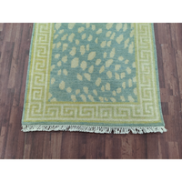 Tapis de prière marocain géométrique abstrait en laine noué à la main, écologique, antidérapant, style kazakh, à poils ras, fin, antique, pour la maison