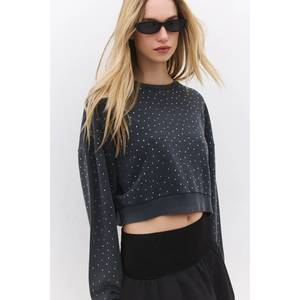 Sudadera 100% algodón con estampado de piedras para uso diario - Product Image 2