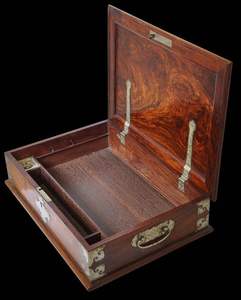 Cadeaux islamiques Mosquée du croissant Sadaquah Box Ramadan Tirelire en bois Eid Mubarak avec comptoir - Product Image 2