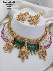 สร้อยคอทองคำขาว18ชิ้นสำหรับงานแต่งงานและงานปาร์ตี้ - Product Image 3