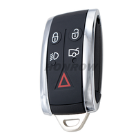 Pour Jaguar, clé à distance intelligente à 5 boutons avec PCF7953A 433MHZ FSK pour JAGUAR XF XFR XK XKR 2009-2013 FCC ID : KR55WK49244