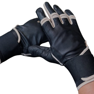 Gants de frappeur de Baseball Softball personnalisés de qualité professionnelle paume en cuir poignée supérieure conception ambidextre fermeture à boucle de crochet - Product Image 5