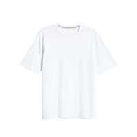 T-shirts unisexes en jersey de coton/fibre de bambou, écologiques, respirants, à séchage rapide, anti-rides, 200g
