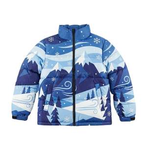 Blouson matelassé en tissu texturé marbre blanc pour homme, accents dorés, veste rembourrée d'hiver, imprimé graphique de luxe, streetwear, vêtements d'extérieur tendance - Product Image 5