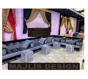 โซฟาโมร็อกโก เซดารี โมร็อกโก จาลซา โมร็อกโก ซาลอน หรูหรา ชุดโซฟาแบบตัวยู ชุดโซฟาไม้ จัดส่งสินค้านี้ไปยังยุโรปเท่านั้น - Product Image 1