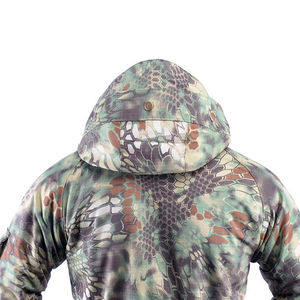 Veste de chasse pour homme Imperméable Coupe-vent Imprimé camouflage Softshell pour temps froid Matériel Bayer Veste de chasse pour homme - Product Image 6
