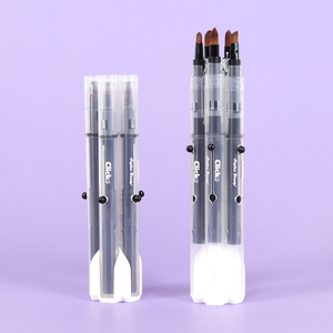 Juego de Brochas de Maquillaje de Ojos CLICKA de Alta Gama con Bandeja y Tapa Patentada de Cierre con una Sola Mano, Ideal para Viajes y con Cerdas de Fibra Artificial - Product Image 2