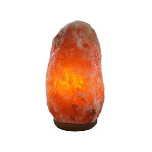 Lampes de sel de l'Himalaya rose à intensité variable en gros, base en bois, cristal de roche, décoration, Pakistan - Product Image 5