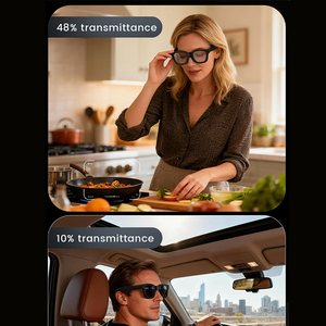 แว่นตาอัจฉริยะ E03 แฟชั่น พร้อมกล้อง 4K ถ่ายรูป วิดีโอ แบตเตอรี่ 300mah รองรับ ChatGPT โทรออก รับสาย ฟังเพลง แว่นตา AI อัจฉริยะ - Product Image 5