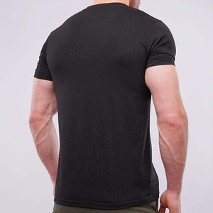 Camiseta Personalizada para Hombre, Cuello en V, Corte Holgado, Algodón Grueso de 190 GSM, Estilo Urbano, Básica, Informal, Verano, Proveedor Mayorista OEM - Product Image 4