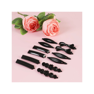 Hàn Quốc Tự Bản Lề Snap Clip Set Chic Nhựa Tóc Barrettes Cho Phụ Nữ Và Cô Gái Với Phụ Kiện Nhỏ Cho Mọi Loại Tóc - Product Image 4