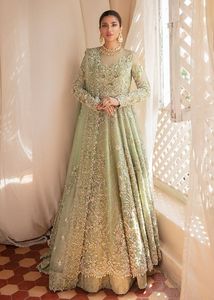 LATEST BRIDAL ANARKALI, LEHENGA & <b>DUPATTA</b> DRESS WITH Embellished in Crystal Glass Beads,stone,DABKA Work for Wedding = 2024 - Product Image 2