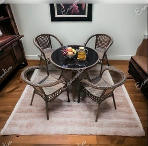 2024 <b>High</b> Quality Modern Metal Stackable Comfortable Dining <b>Chair</b> Set of 5 - Product Image 2