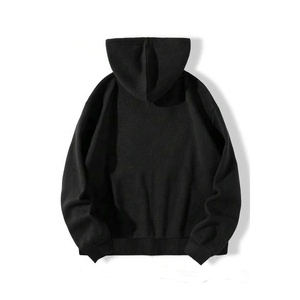 French Terry Zip Up <b>Oversize</b> <b>Men's</b> <b>Hoodie</b> Custom Rhinestone Logo Street wear Pullover <b>Hoodie</b> <b>For</b> <b>Men</b> And Women - Product Image 4