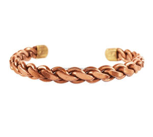 Pulsera de cobre sólido de cobre puro con logotipo personalizado 100% de alta calidad para hombres y mujeres con imanes de LUXURY CRAFTS - Product Image 2